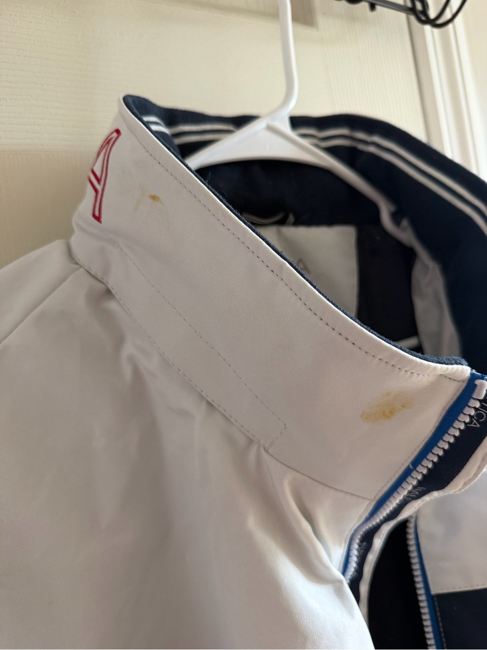 Nautica Navy and White Colorblock Lightweight Jacket - Picture 5 of 5